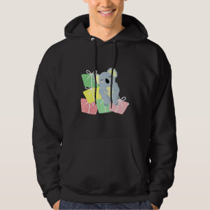 Christmas Koala Santa Wearing Hat Merry Xmas Hoodie
