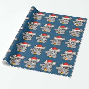 Christmas Koalas Wrapping Paper