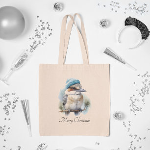 Christmas Kookaburra, customisable Tote Bag