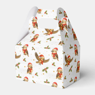 Christmas Kookaburra Watercolour Favour Box