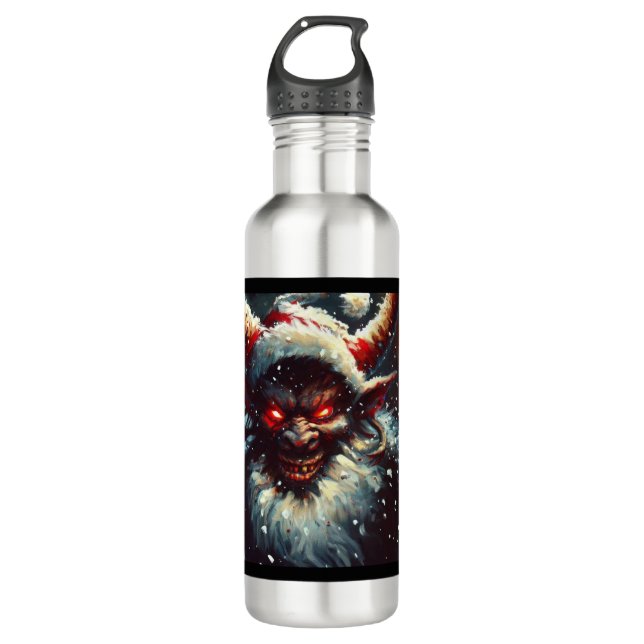 Christmas Krampus 1 710 Ml Water Bottle (Front)