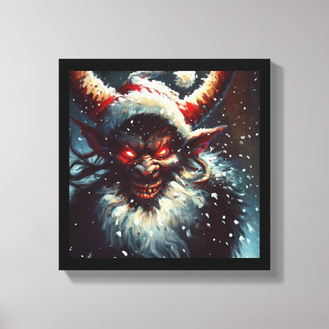 Christmas Krampus 1 Canvas Print (Front)