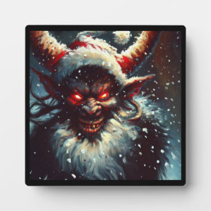 Christmas Krampus 1 Plaque