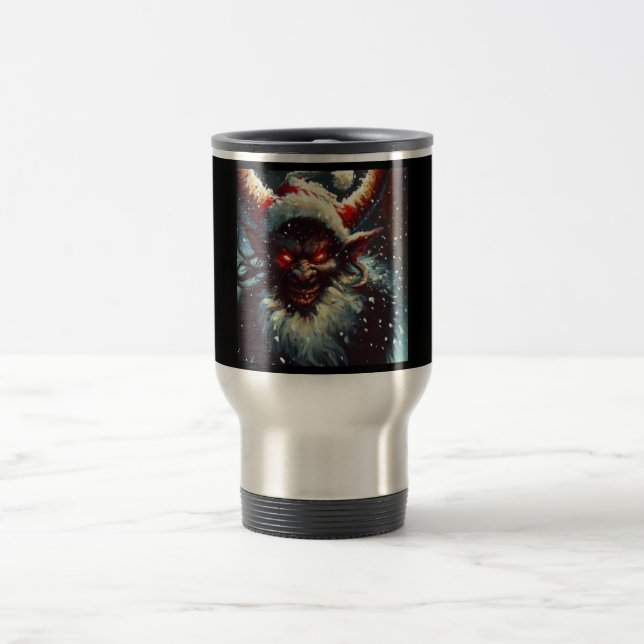 Christmas Krampus 1 Travel Mug (Center)