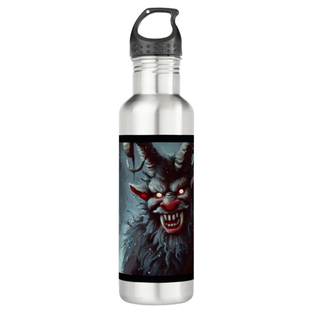Christmas Krampus 2 710 Ml Water Bottle (Front)