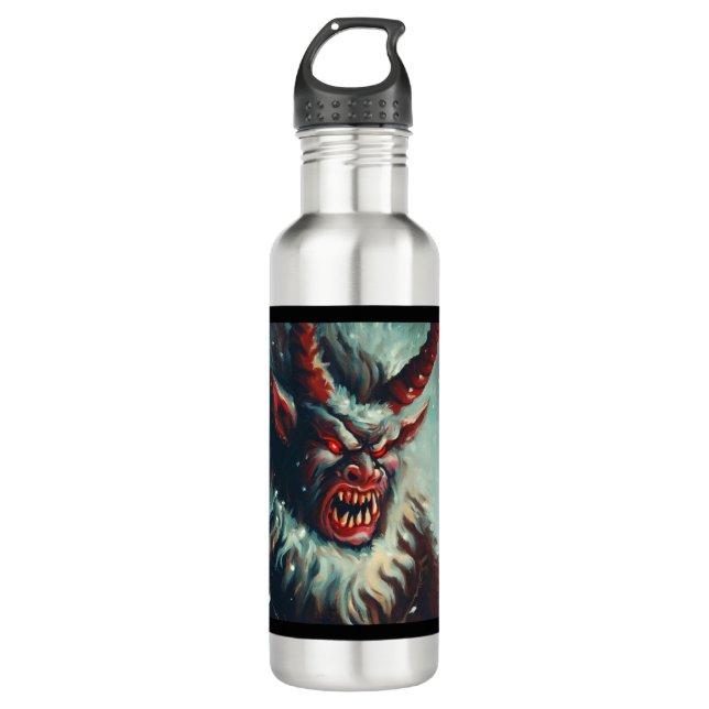 Christmas Krampus 3 710 Ml Water Bottle (Front)