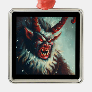 Christmas Krampus 3 Metal Tree Decoration