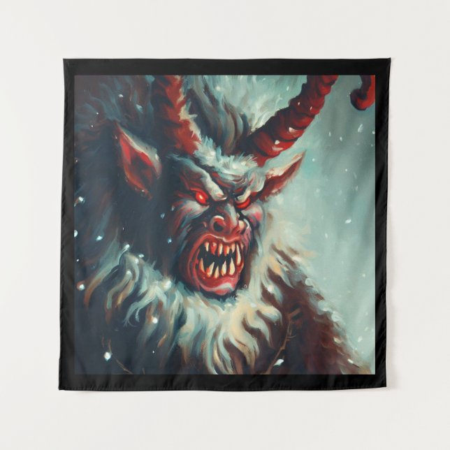Christmas Krampus 3 Tapestry (Front)