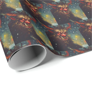 Christmas Krampus 4 Wrapping Paper