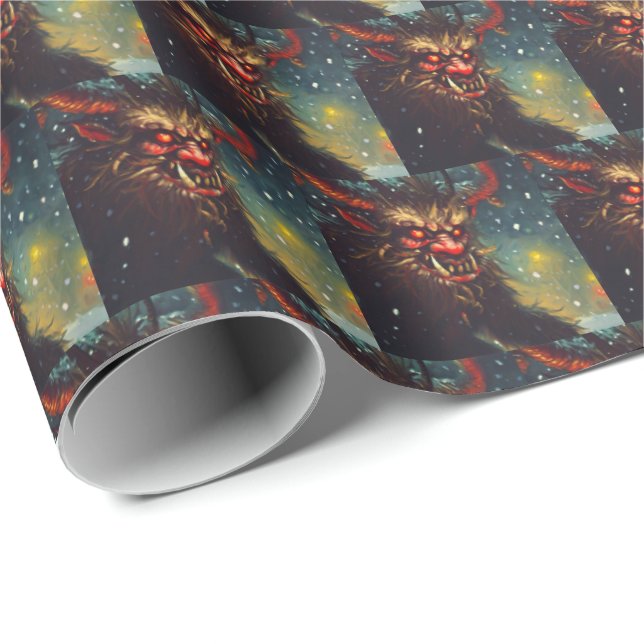 Christmas Krampus 4 Wrapping Paper (Roll Corner)