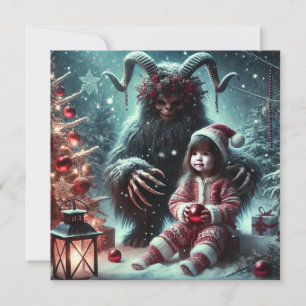 Christmas Krampus Holiday Card