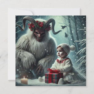 Christmas Krampus Holiday Card