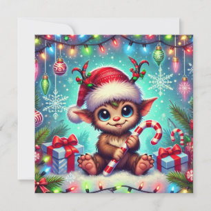 Christmas Krampus Holiday Card