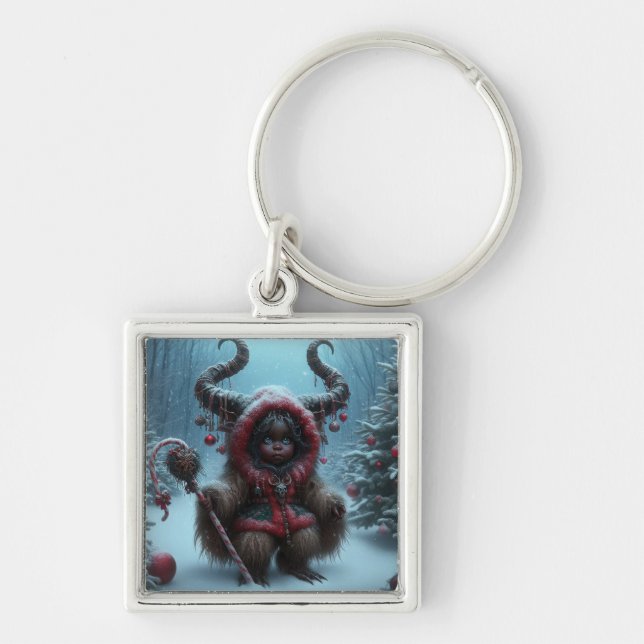 Christmas Krampus  Key Ring (Front)
