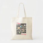 Christmas Kwanzaa Hanukkah Solstice Yuletide  Tote Bag<br><div class="desc">Christmas Kwanzaa Hanukkah Solstice Yuletide</div>