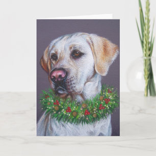 Christmas Lab Holiday Card
