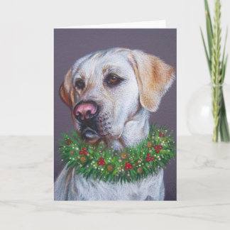 Christmas Lab Holiday Card