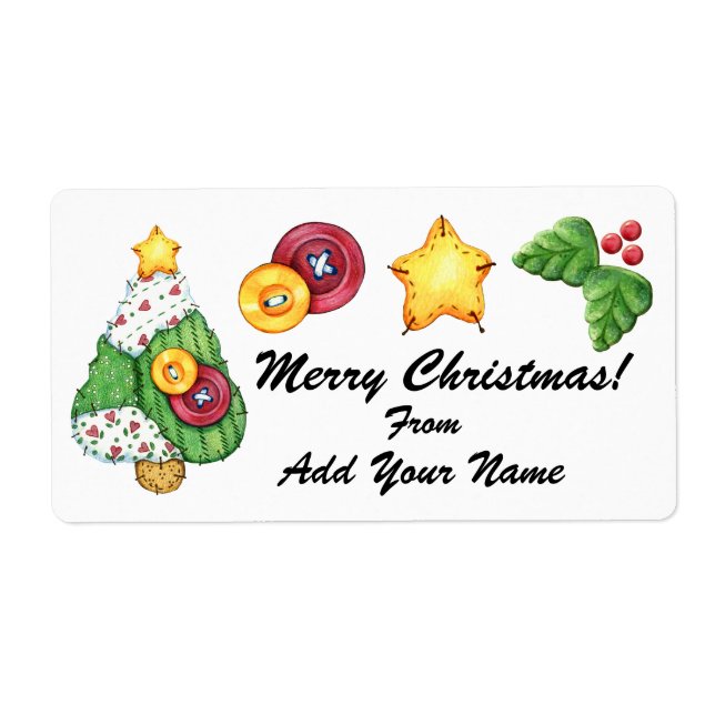 Christmas Label - SRF (Front)