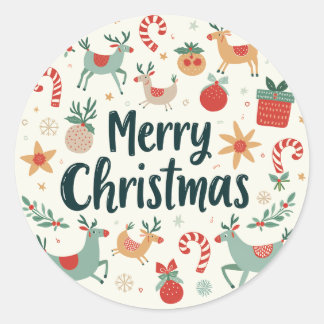 Christmas label sticker