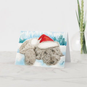 Christmas Labradoodle Holiday Card