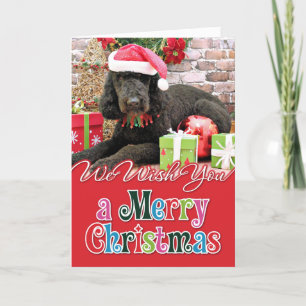Christmas - LabraDoodle - Miller Holiday Card