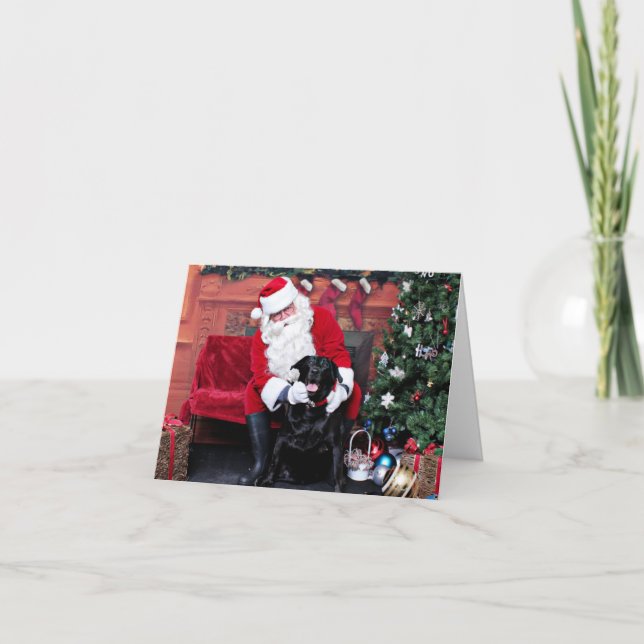 Christmas - Labrador - Gidget Holiday Card (Front)