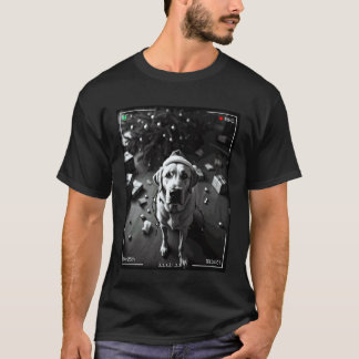 Christmas Labrador Retriever Caught On Camera T-Shirt