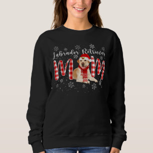 Christmas Labrador Retriever Hat Santa Plaid Dog M Sweatshirt