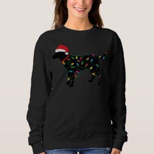 Christmas Labrador Retriever In Santa Hat Christma Sweatshirt