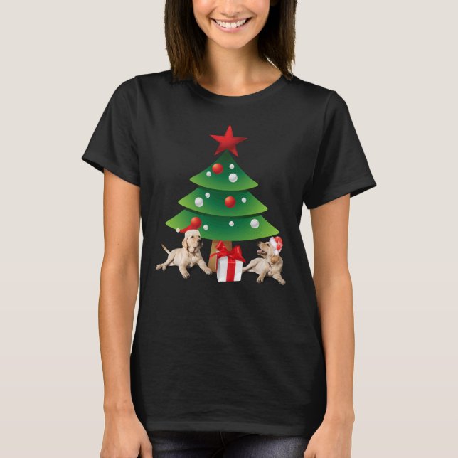 Christmas Labs T-Shirt (Front)