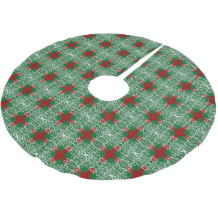 Christmas Lace Pattern tree skirt