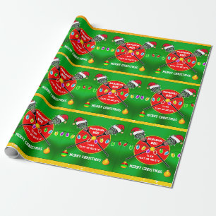Christmas, LACROSSE Wrapping Paper, PERSONALIZED Wrapping Paper