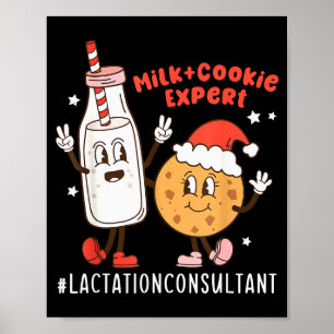 Christmas Lactation Consultant Breastfeeding Educa Poster