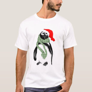 Christmas Lady Penquin T-Shirt