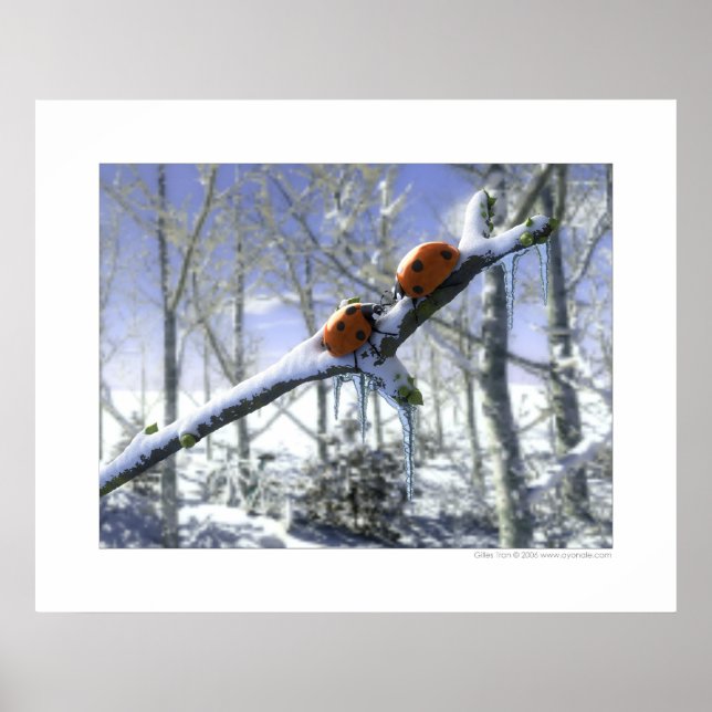 Christmas ladybirds poster (Front)