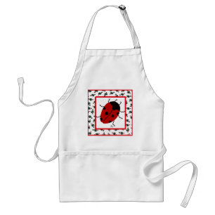 Christmas Ladybug in July Standard Apron