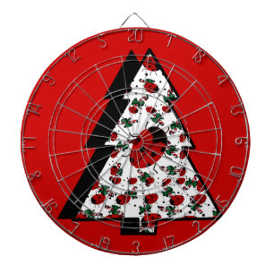 CHRISTMAS LADYBUGS DARTBOARD