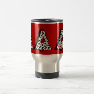 CHRISTMAS LADYBUGS TRAVEL MUG