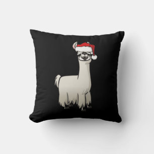 Christmas Lama T-Shirt Cushion