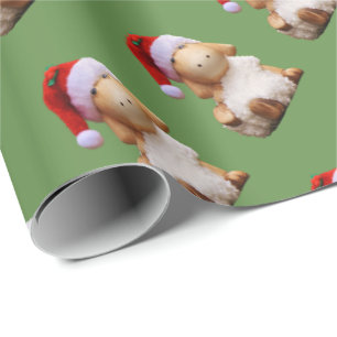 Christmas Lamb Wrapping Paper