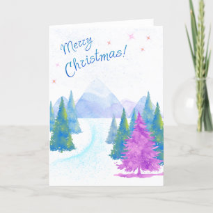 Christmas Landscape Holiday Card
