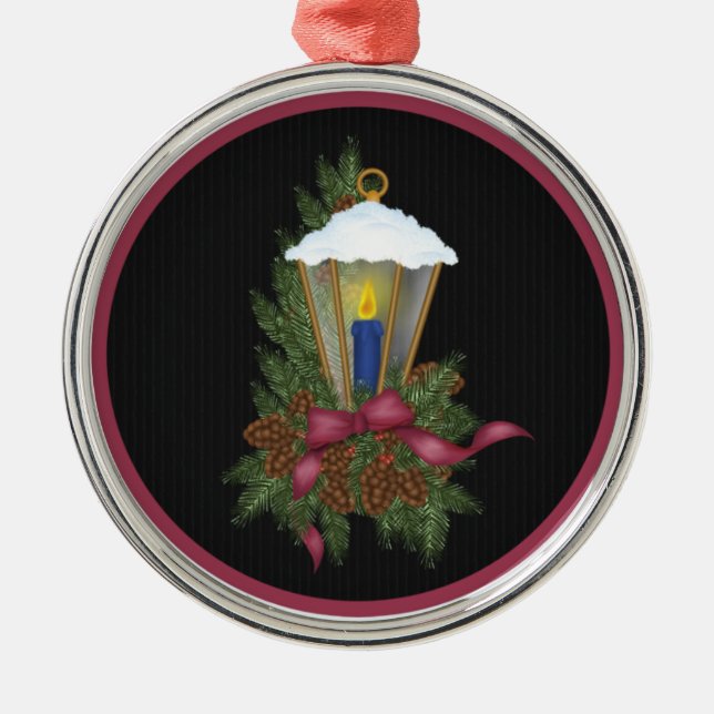 Christmas Lantern Christmas Ornament d4 (Front)