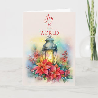 Christmas Lantern Greeting Card