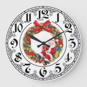 Christmas Large Clock