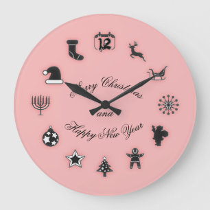 Christmas large clock