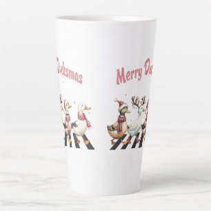 Christmas Latte Mug Merry Ducksmas