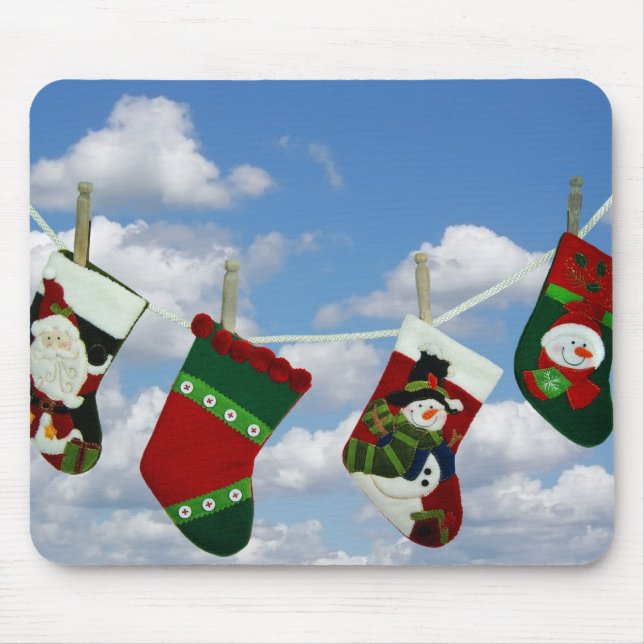 Christmas Laundry Mouse Mat (Front)