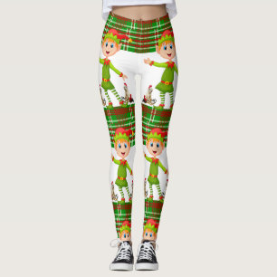 Christmas Leggings, Elf Leggings