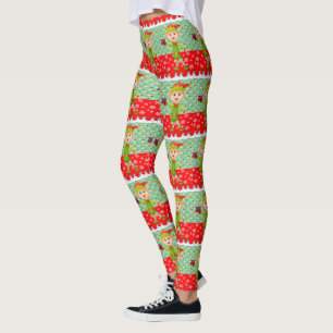 Christmas Leggings, Elf Leggings