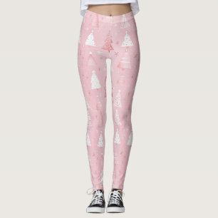 Christmas leggings, holiday clothing, festive fash leggings